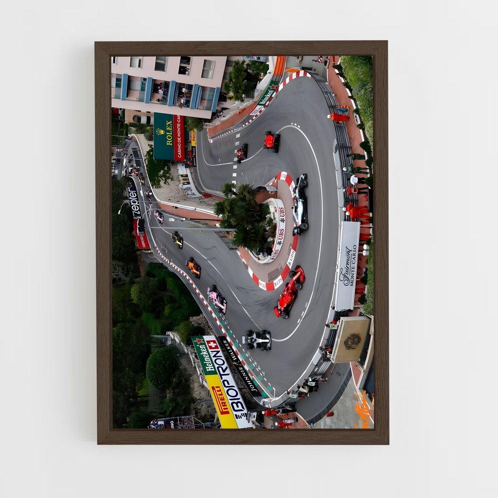 ap-monaco grand prix-5 cadre Bois foncé
