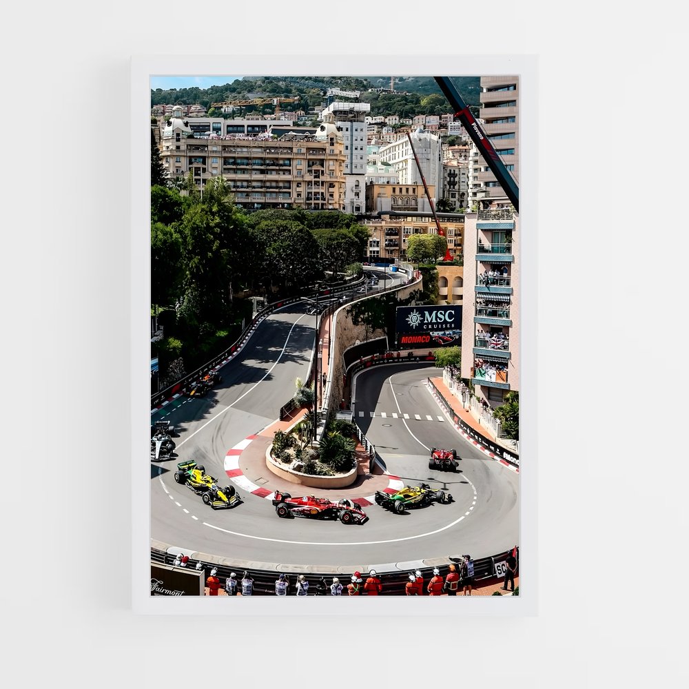ap-monaco grand prix-9 cadre Blanc
