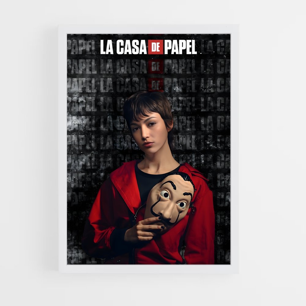 ap-money heist la casa de papel-12 cadre Blanc