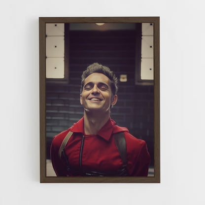 ap-money heist la casa de papel-14 cadre Bois foncé