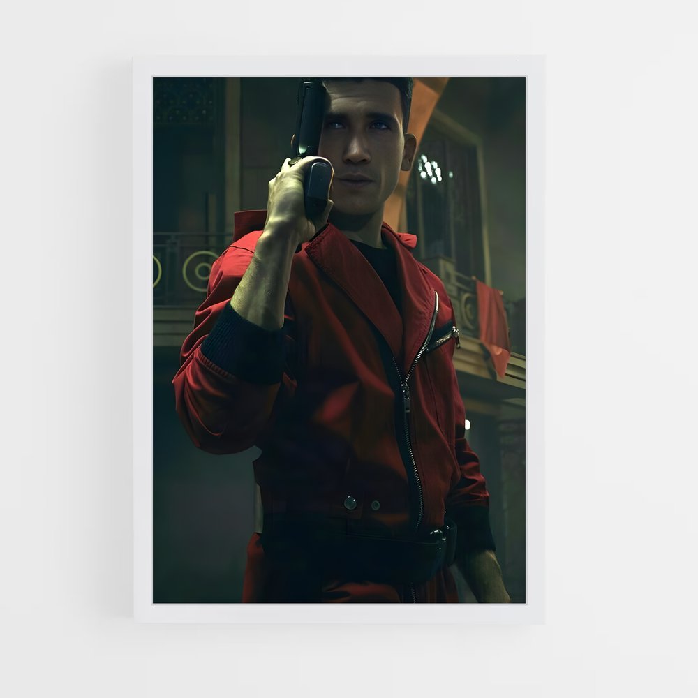 ap-money heist la casa de papel-15 cadre Blanc