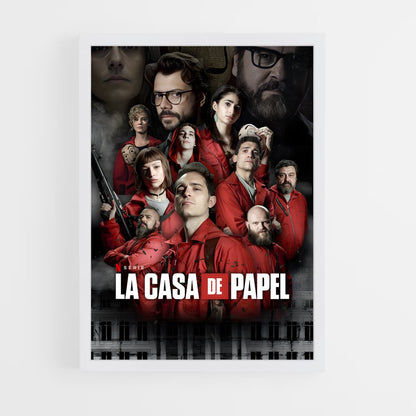 ap-money heist la casa de papel-9 cadre Blanc