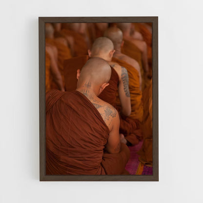 ap-monks-12 cadre Bois foncé