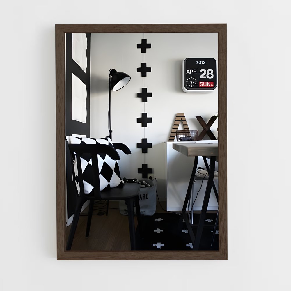 ap-monochrome-16 cadre Bois foncé