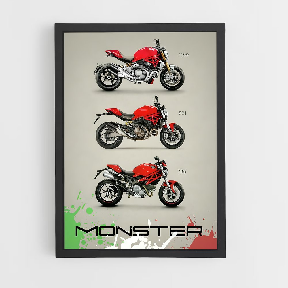 ap-monster 821-2 cadre Noir