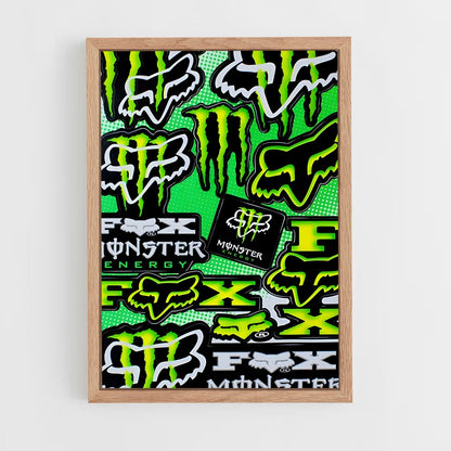 ap-monster energy supercross-5 cadre Bois clair