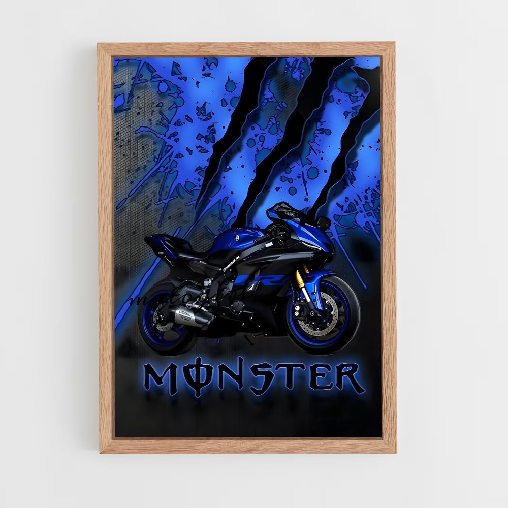 ap-monster energy yamaha-1 cadre Bois clair