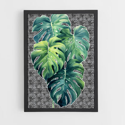 ap-monstera-2 cadre Noir