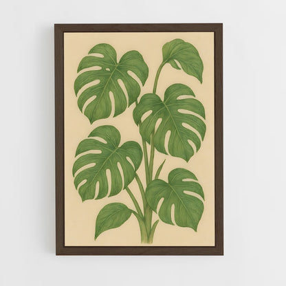 ap-monstera-4 cadre Bois foncé