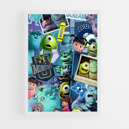 ap-monsters inc-2 cadre Blanc