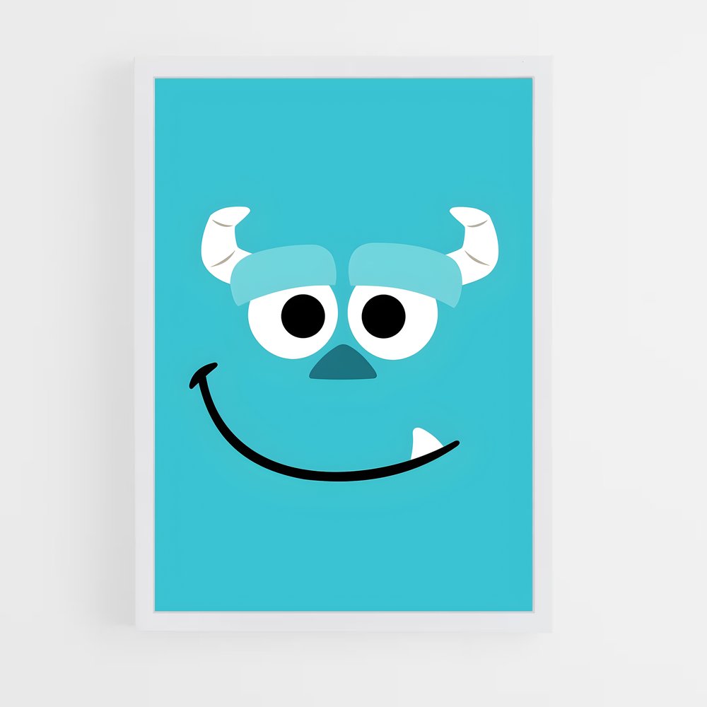 ap-monsters inc-9 cadre Blanc
