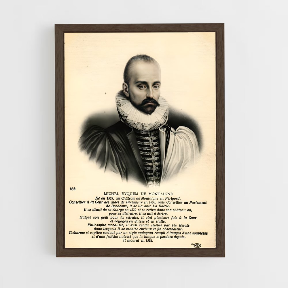 ap-montaigne-1 cadre Bois foncé