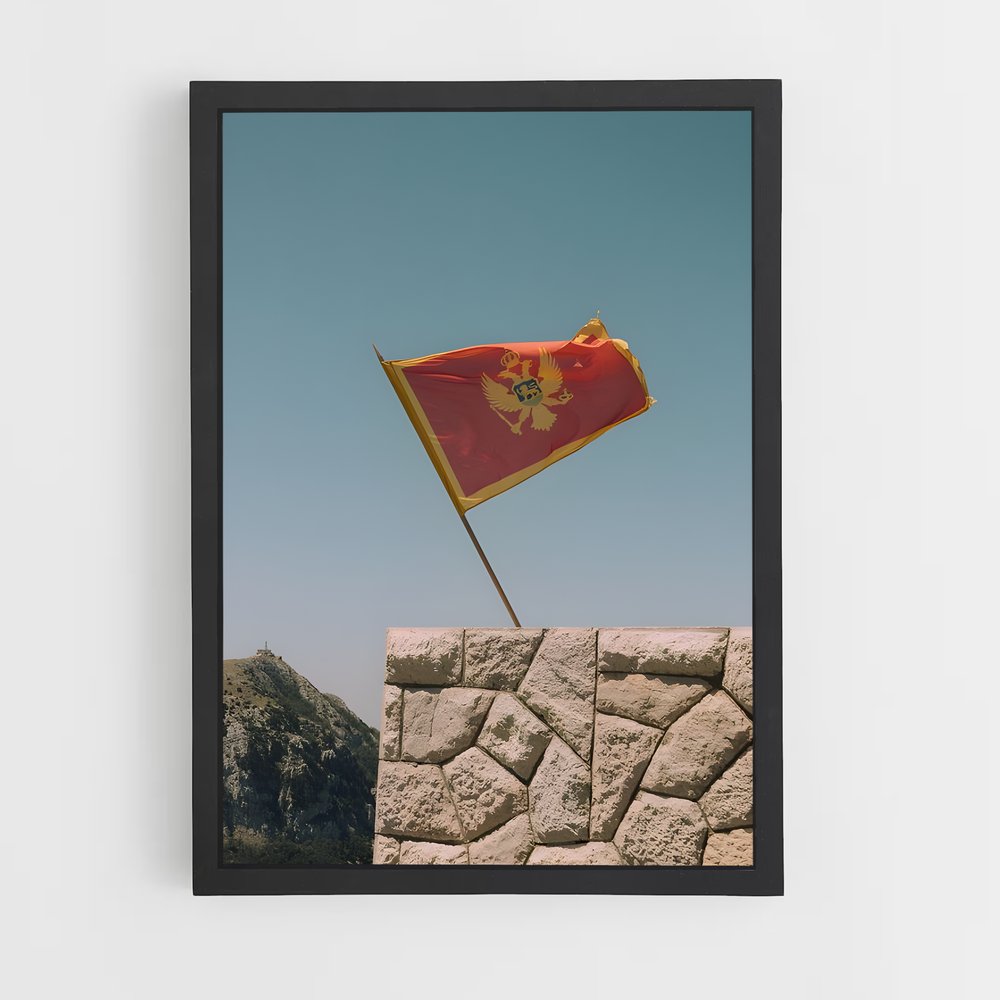 ap-montenegro flag-3 cadre Noir