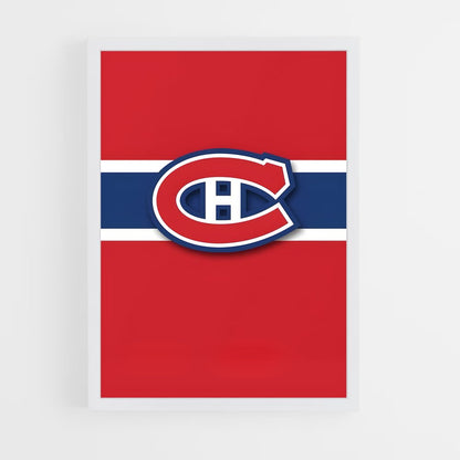 ap-montreal canadiens-5 cadre Blanc