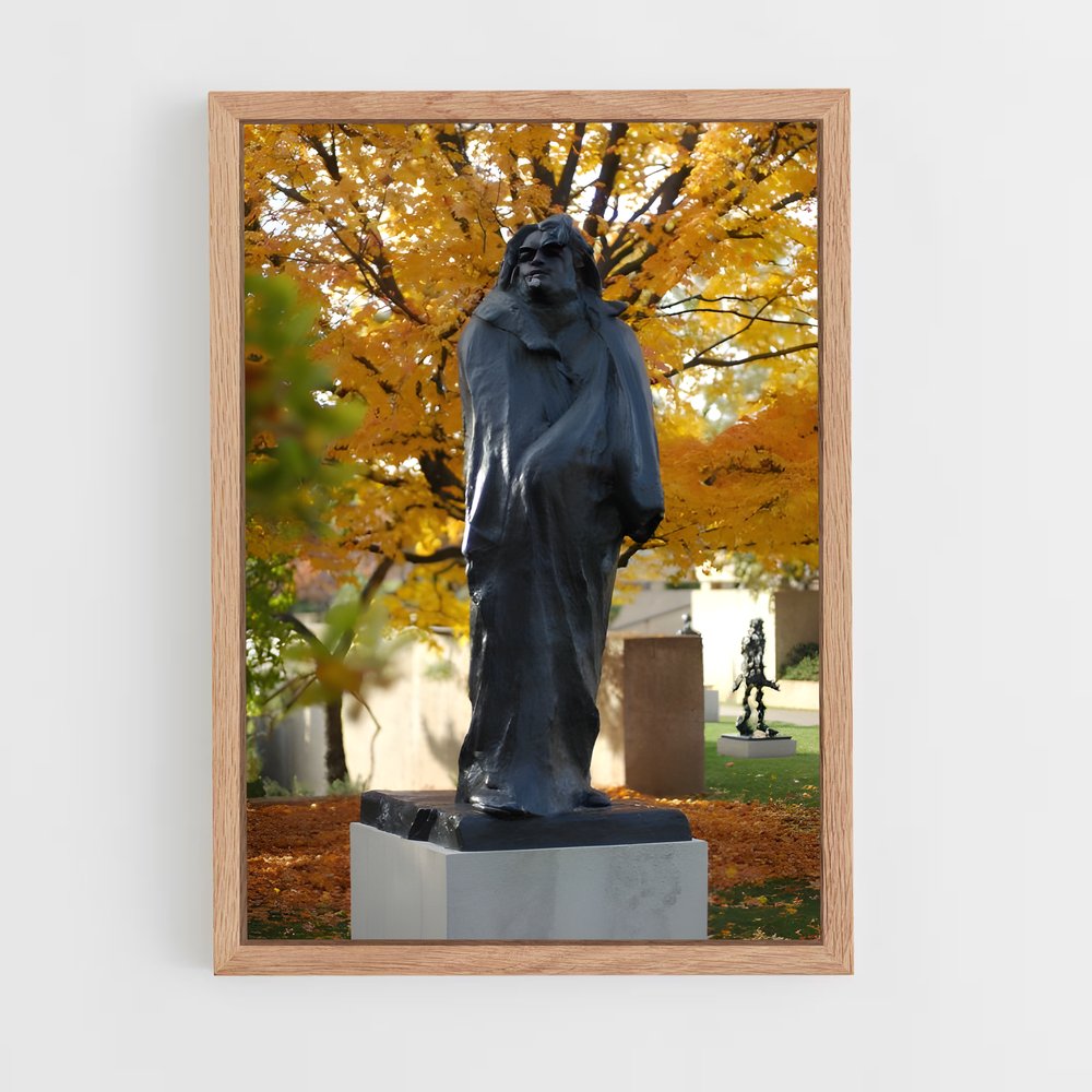 ap-monument to balzac rodin-3 cadre Bois clair