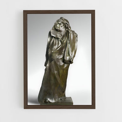 ap-monument to balzac rodin-4 cadre Bois foncé