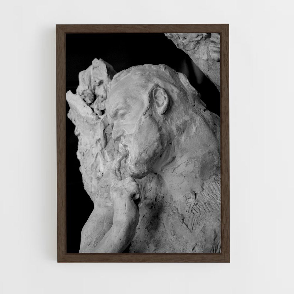ap-monument to victor hugo rodin-1 cadre Bois foncé