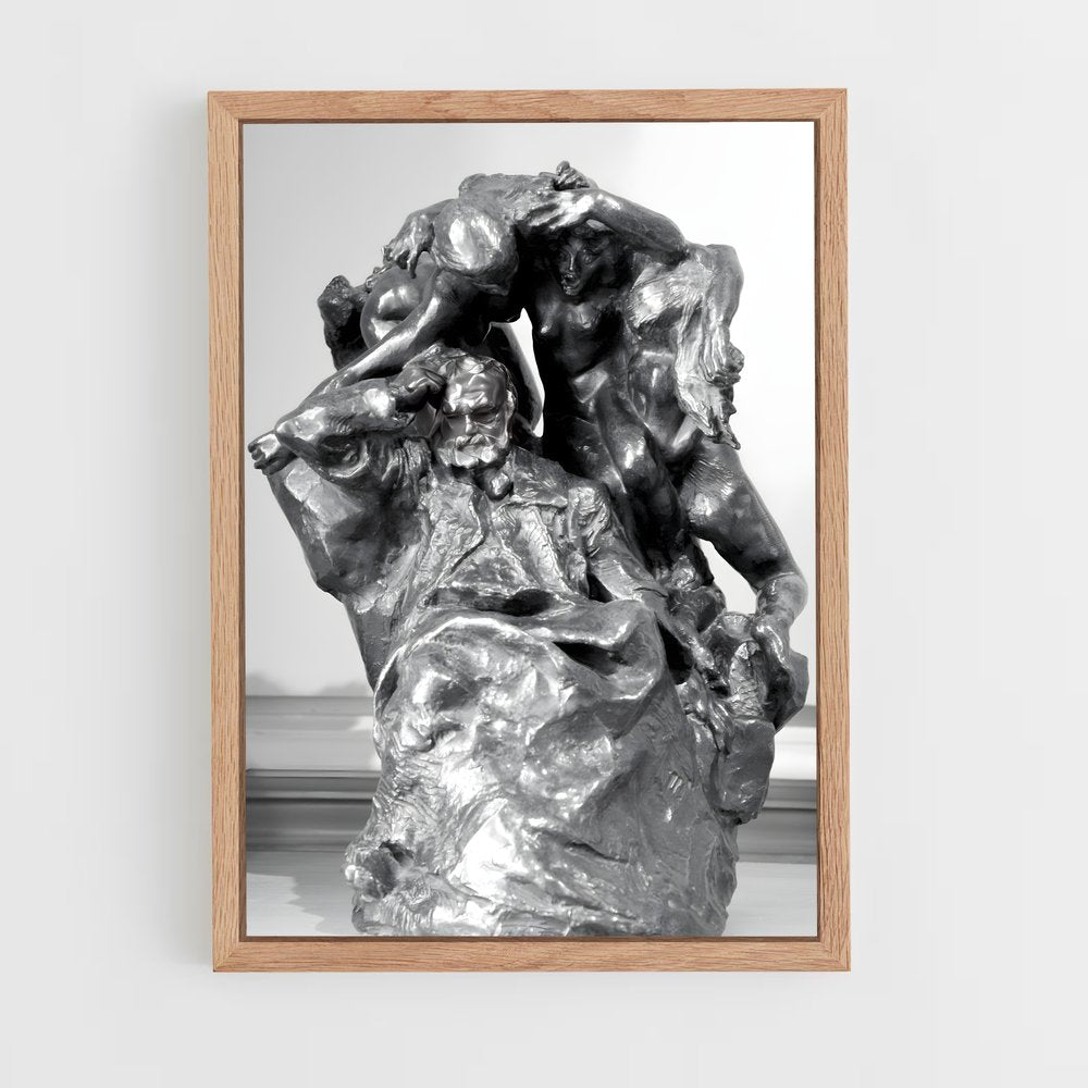 ap-monument to victor hugo rodin-4 cadre Bois clair