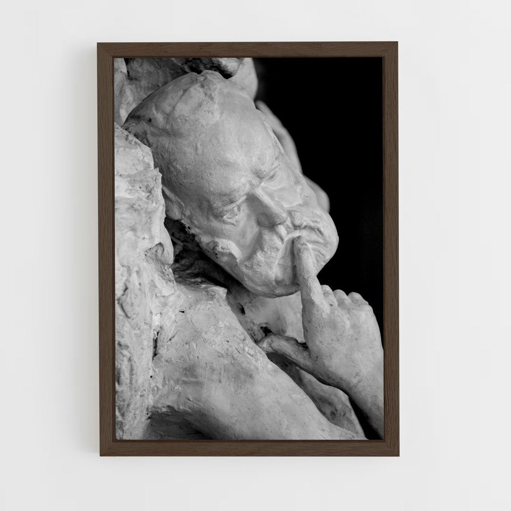 ap-monument to victor hugo rodin-5 cadre Bois foncé