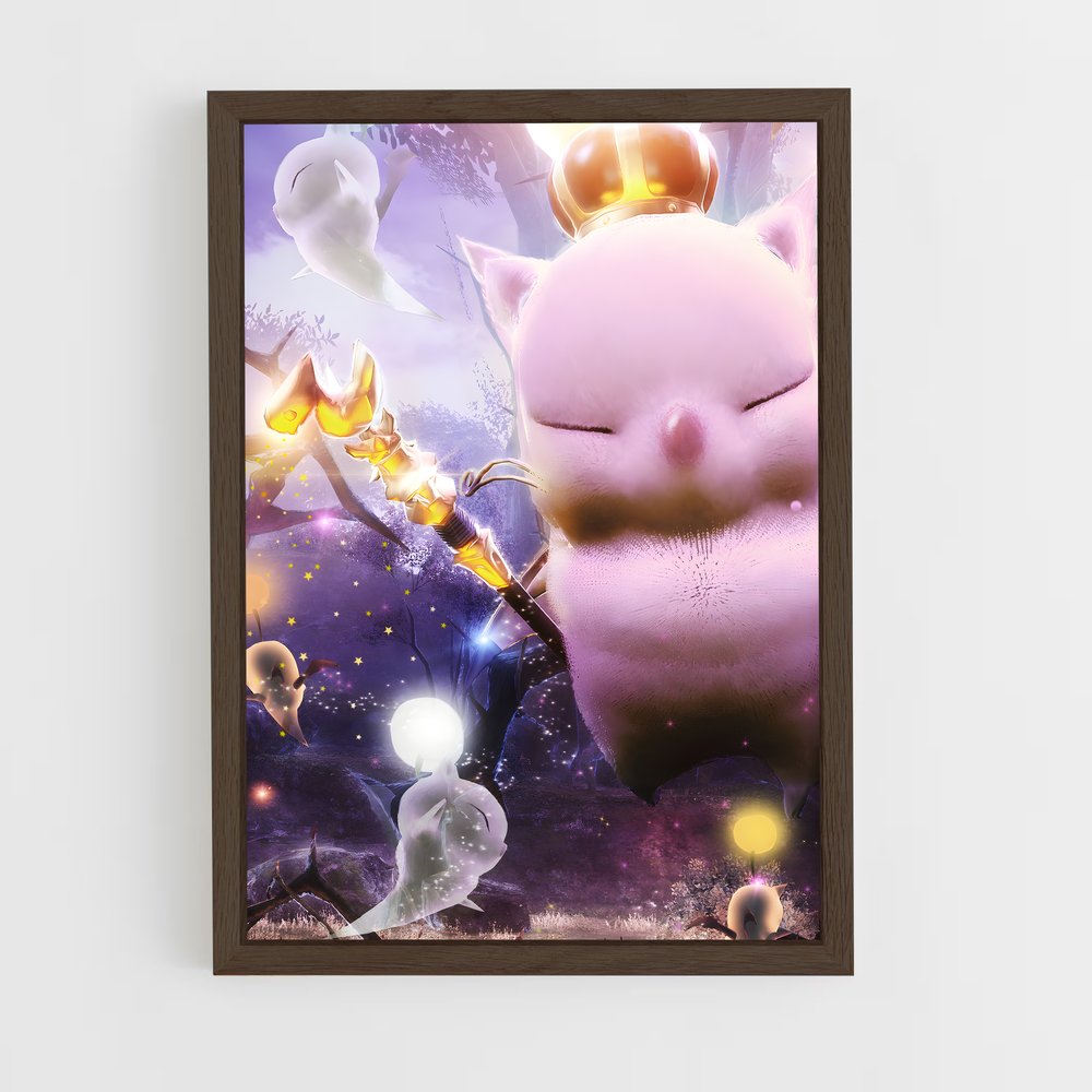 ap-moogle-3 cadre Bois foncé