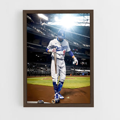 ap-mookie betts-11 cadre Bois foncé
