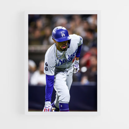 ap-mookie betts-5 cadre Blanc