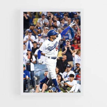ap-mookie betts-7 cadre Blanc
