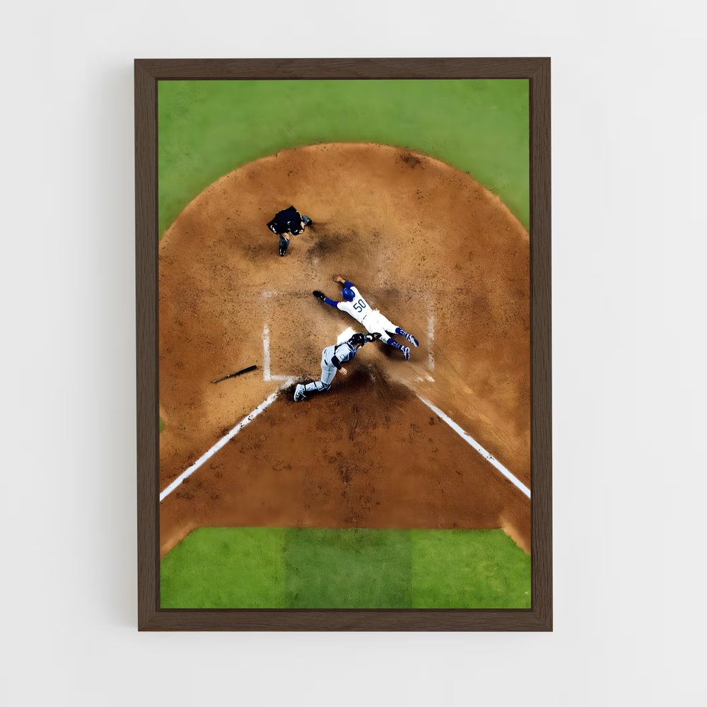 ap-mookie betts-8 cadre Bois foncé