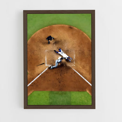 ap-mookie betts-8 cadre Bois foncé
