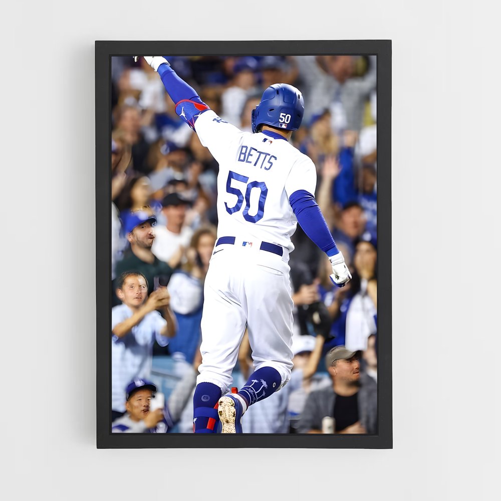 ap-mookie betts-9 cadre Noir