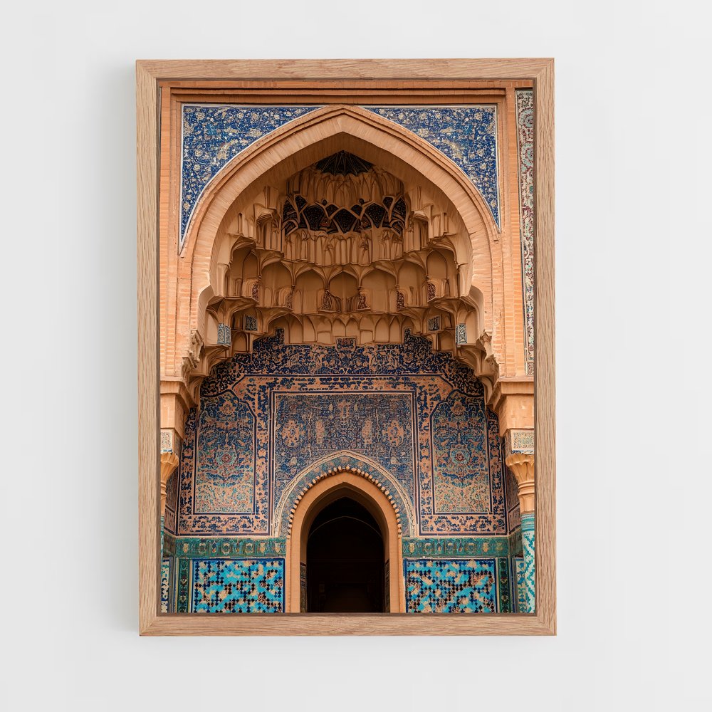 ap-moorish architecture-3 cadre Bois clair