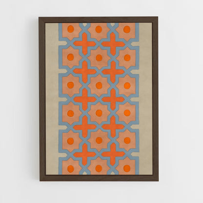 ap-moorish patterns-2 cadre Bois foncé