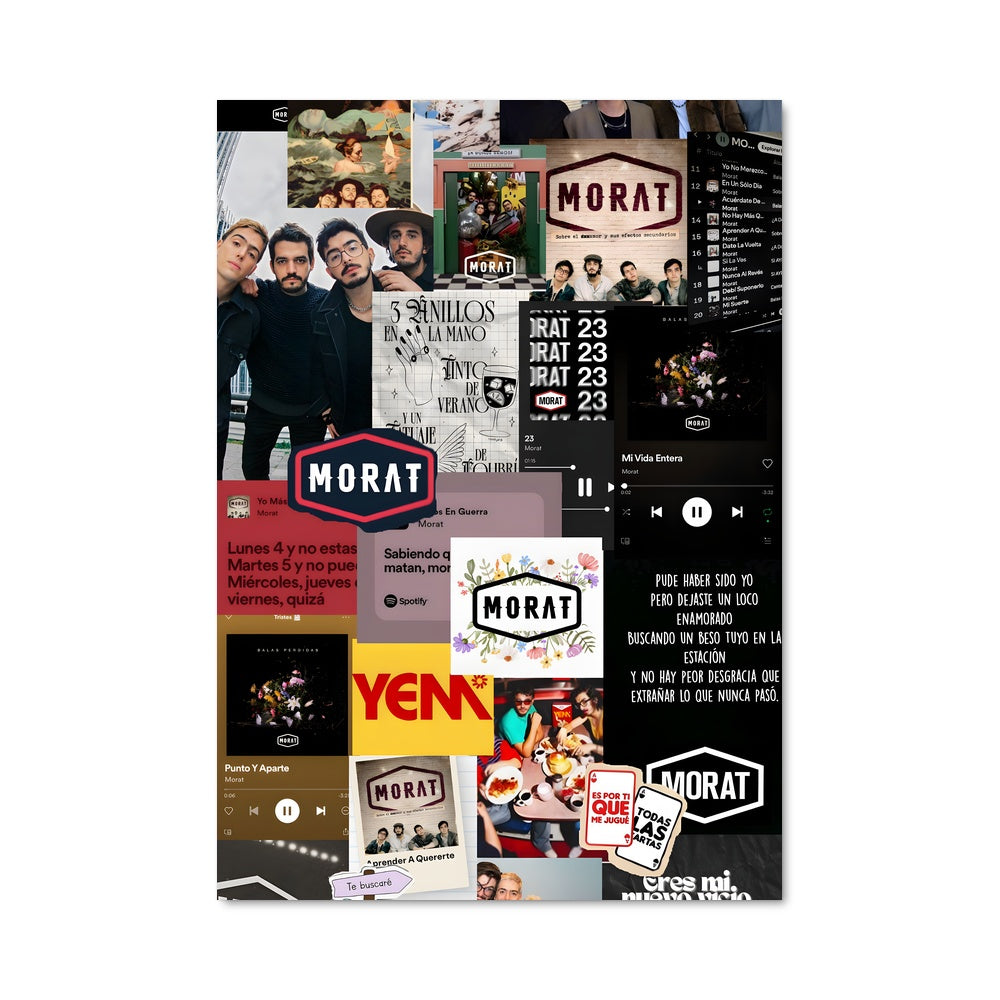 Poster Mosaic Éclectique