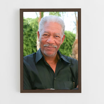 ap-morgan freeman-2 cadre Bois foncé