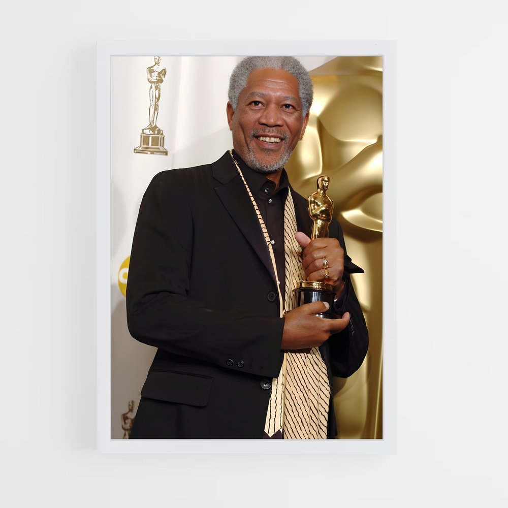 ap-morgan freeman-5 cadre Blanc