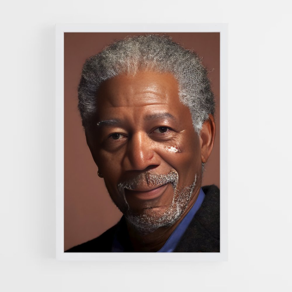 ap-morgan freeman-9 cadre Blanc