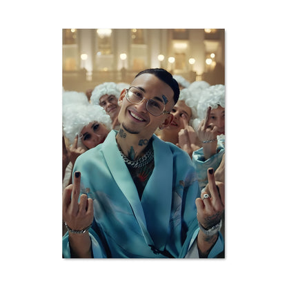 Poster Blue Smile