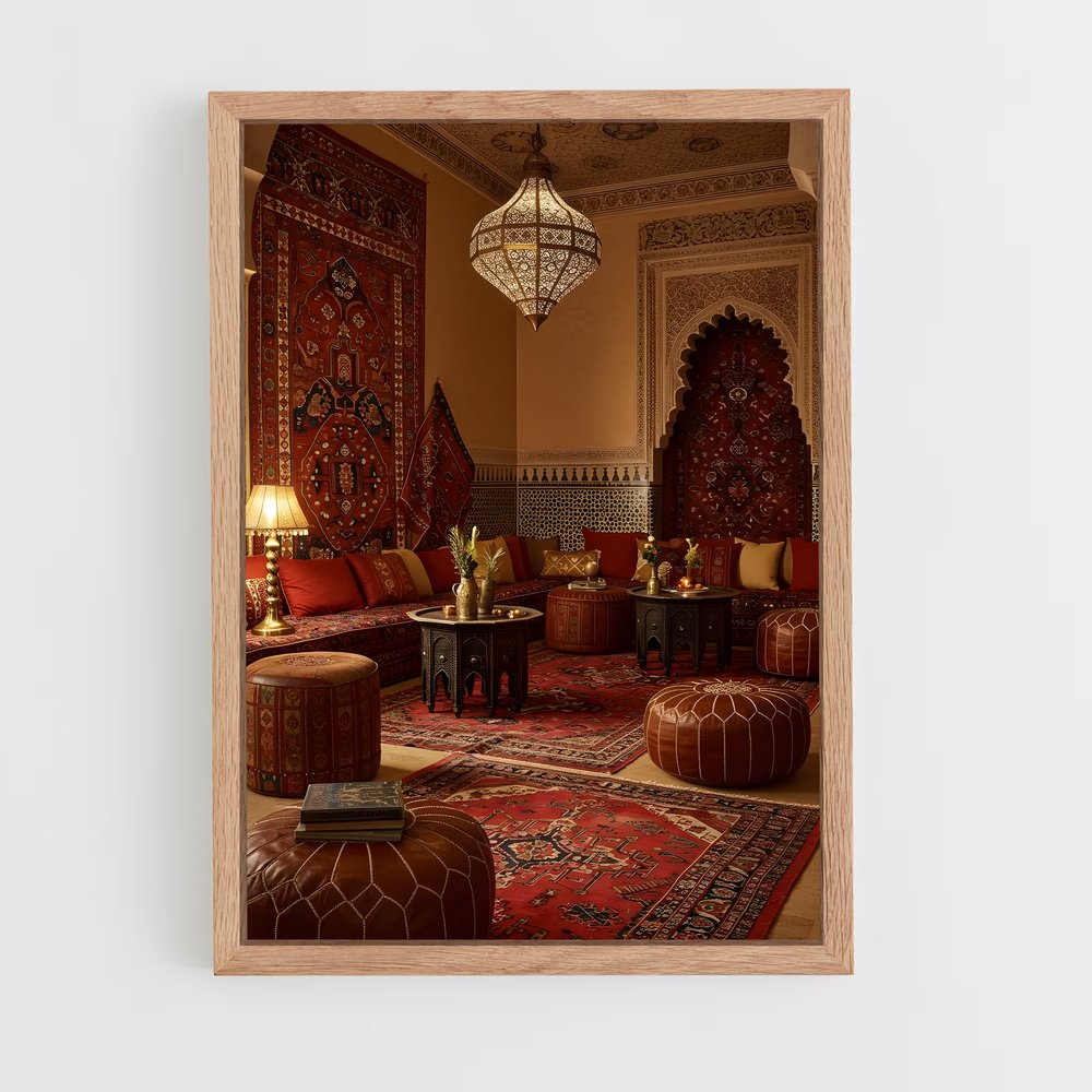 ap-moroccan-1 cadre Bois clair
