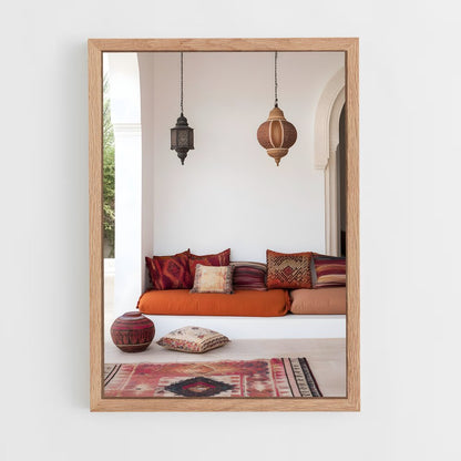 ap-moroccan-5 cadre Bois clair
