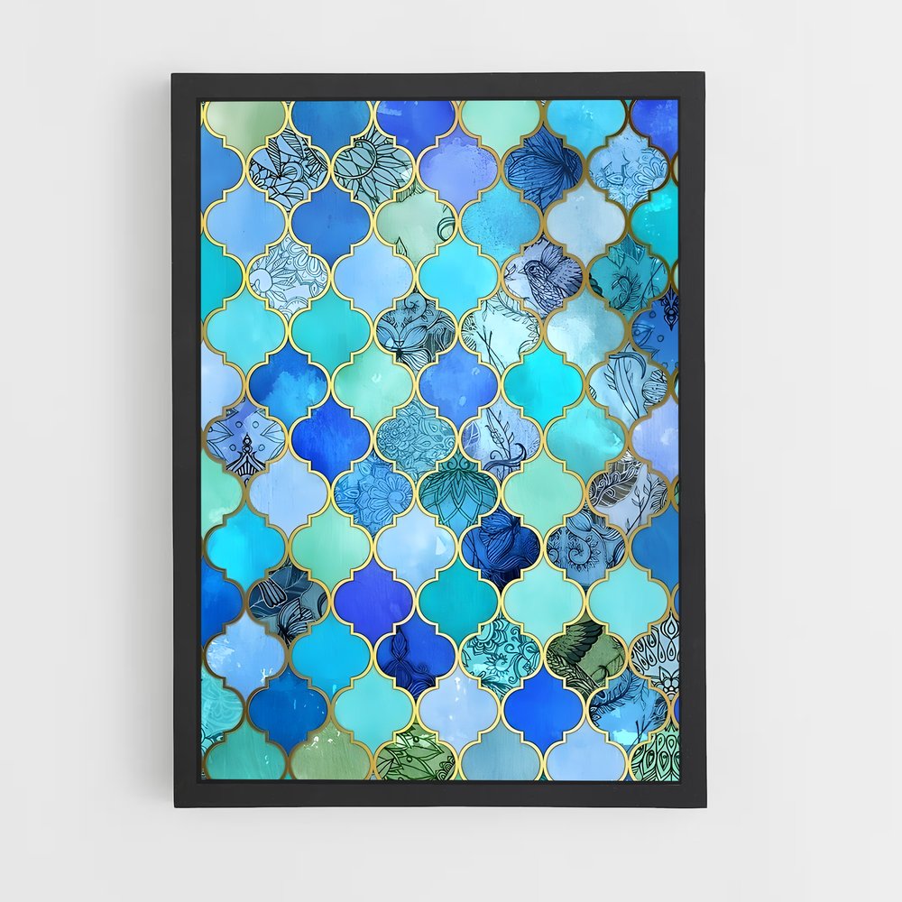 ap-moroccan patterns-3 cadre Noir