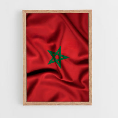 ap-morocco flag-3 cadre Bois clair