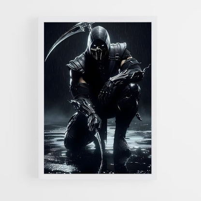ap-mortal kombat-10 cadre Blanc
