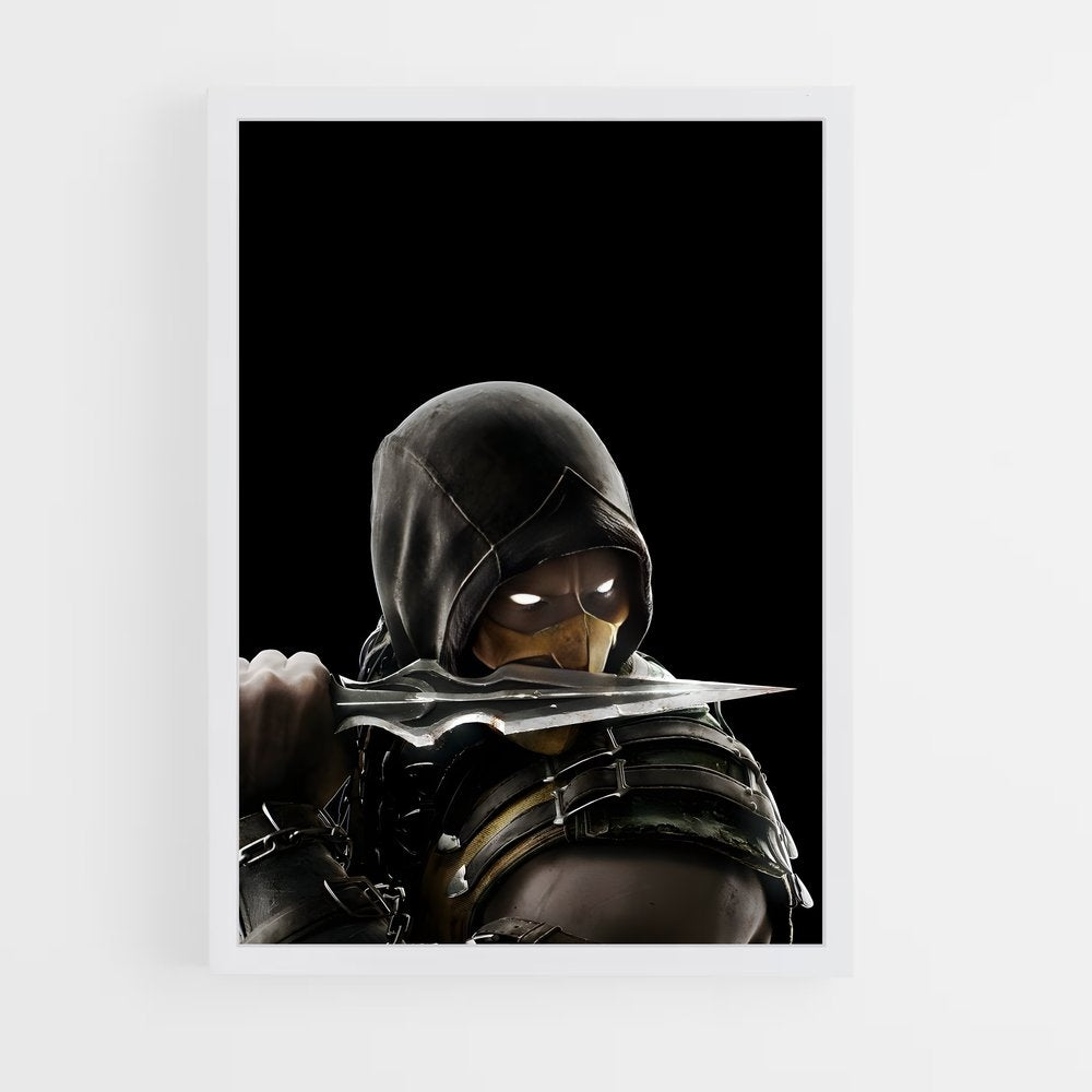 ap-mortal kombat-12 cadre Blanc