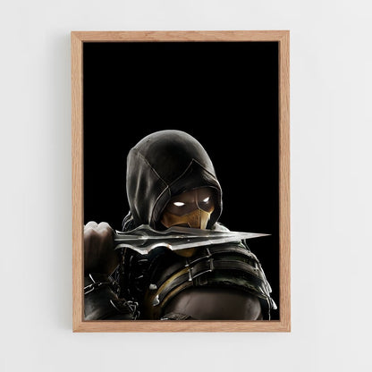 ap-mortal kombat-12 cadre Bois clair