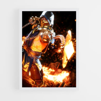 ap-mortal kombat-13 cadre Blanc