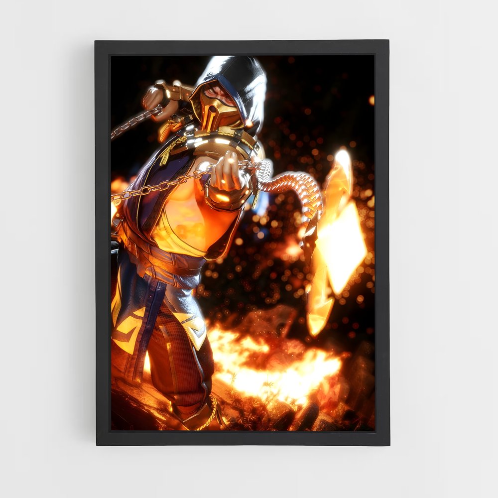 ap-mortal kombat-13 cadre Noir