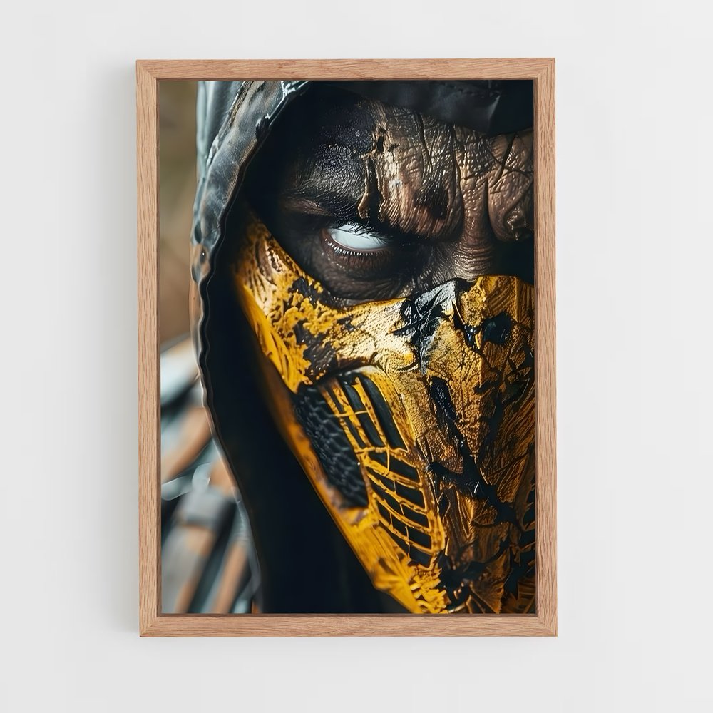 ap-mortal kombat-14 cadre Bois clair