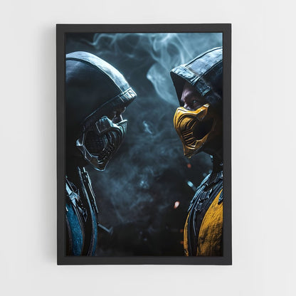 ap-mortal kombat-4 cadre Noir