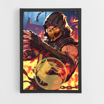 ap-mortal kombat-6 cadre Noir