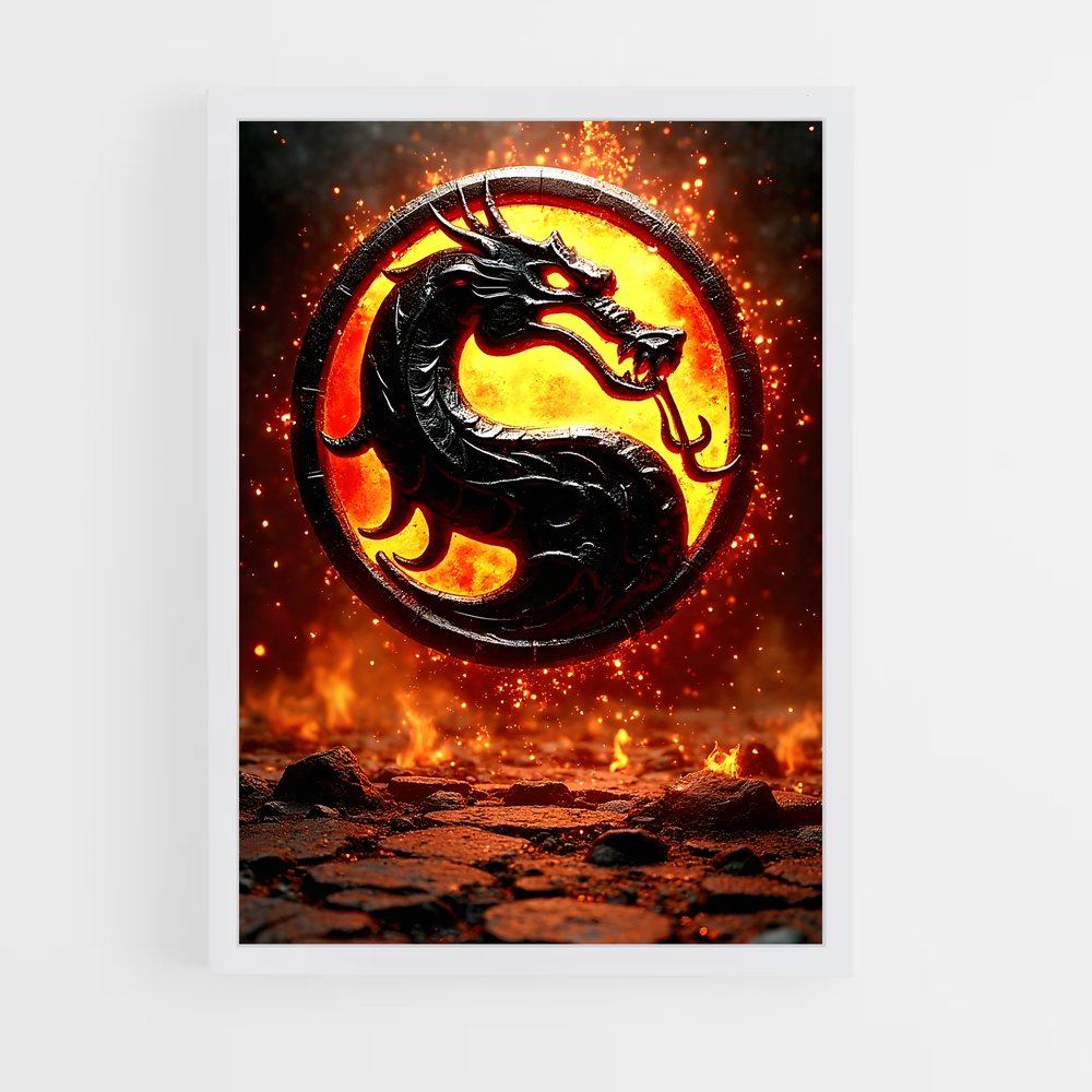 ap-mortal kombat-9 cadre Blanc